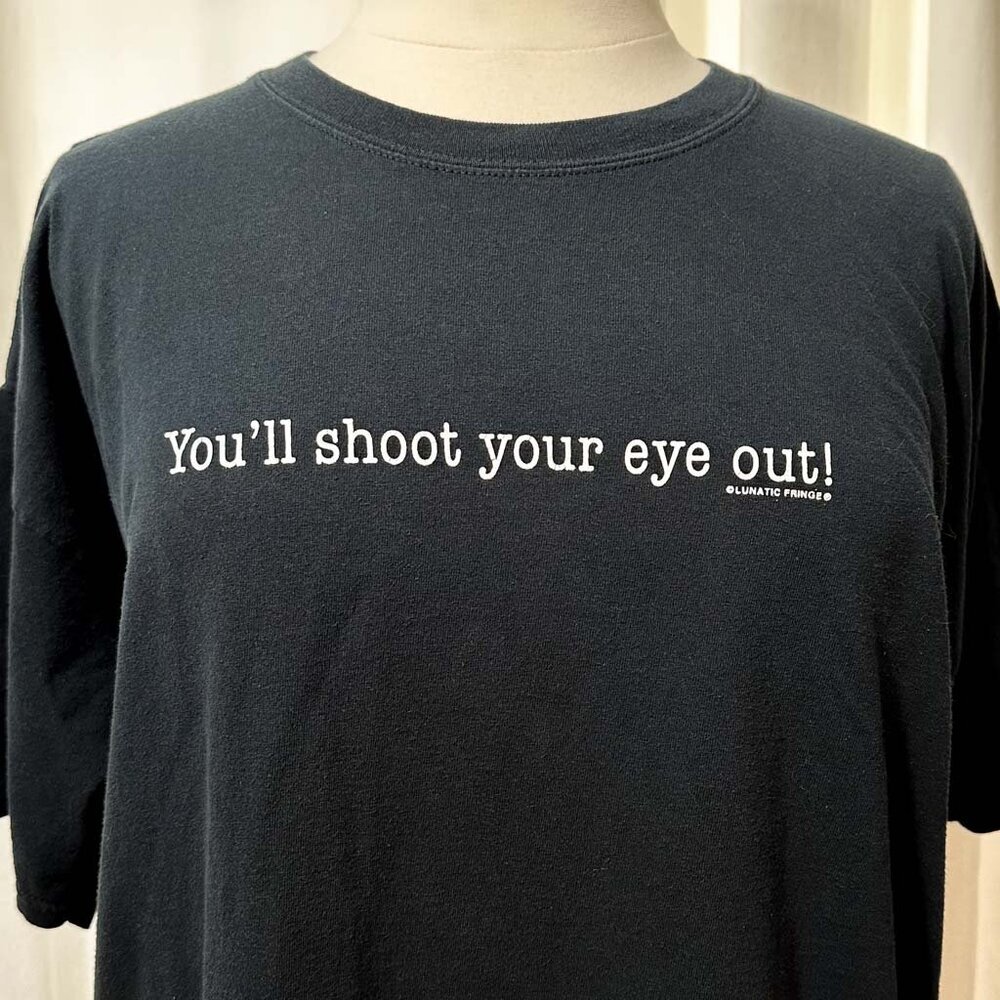Vintage Graphic 'You'll Shoot Your Eye Out' T-Shirt, Unisex 2XL